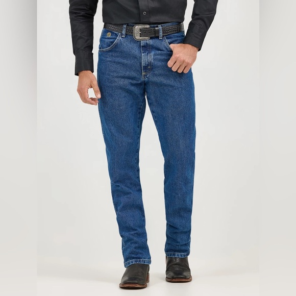 Wrangler “George Strait” Cowboy Cut Collection Blue Jeans - Picture 3 of 12